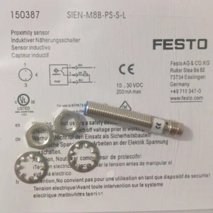 Sensor | Festo | SIEN-M8B-PS-S-L 150387 PROXIMITY SENSOR