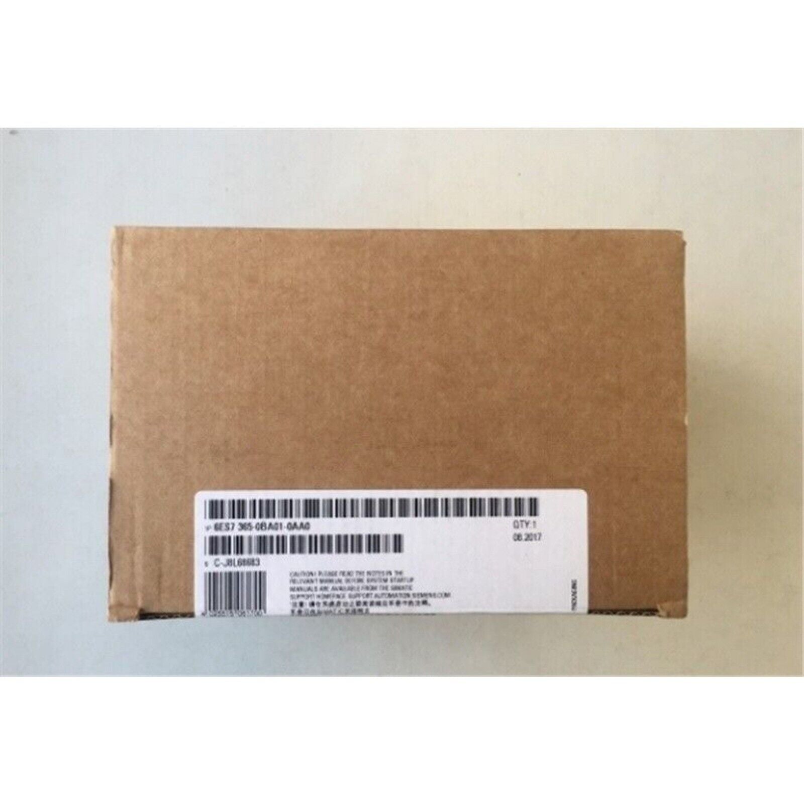 SIMATIC S7-300 IM365 Interface Module box, 6ES7365-0BA01-0AA0, industrial automation part packaging, QTY:1, 08.2017