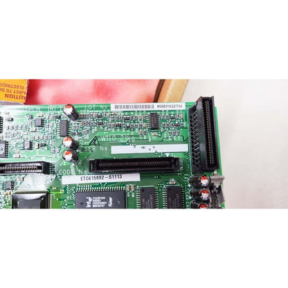 Yaskawa ETC615992-S1113 Inverter CPU Board. Industrial automation component with connectors and electronic parts.