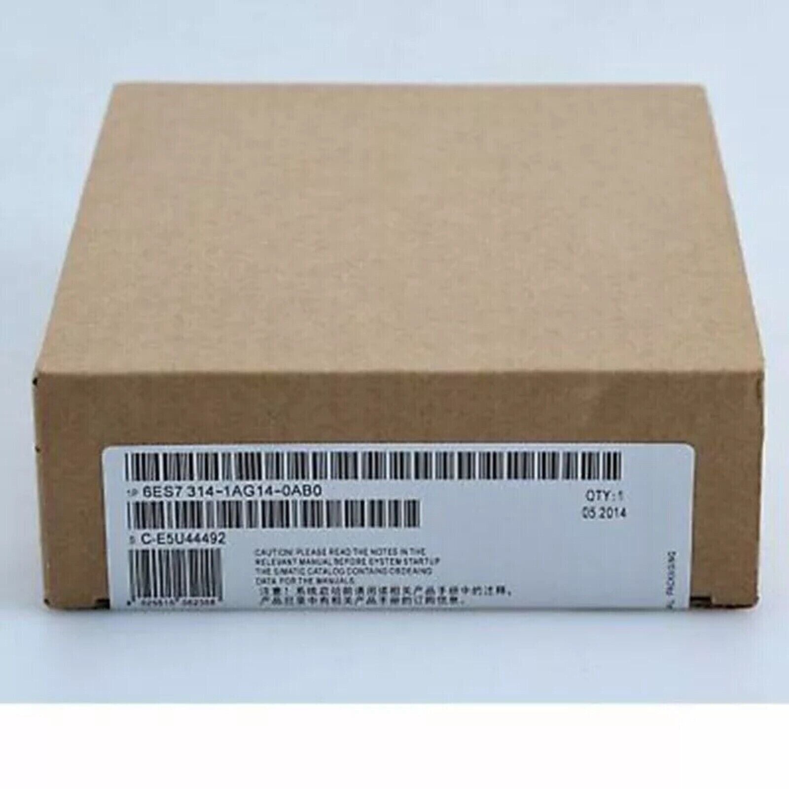 Siemens SIMATIC S7-300 CPU 314 6ES7314-1AG14-0AB0 industrial automation module, brown box packaging