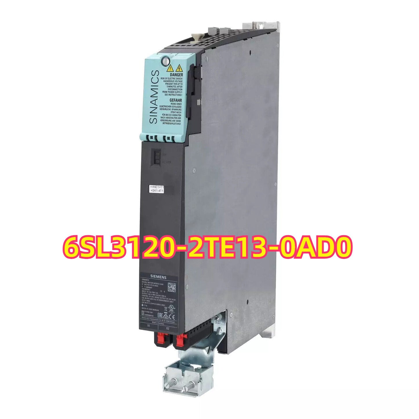 Siemens SINAMICS 6SL3120-2TE13-0AD0 Single Motor Module, industrial automation part.