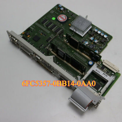 Siemens SINUMERIK 840D/DE NCU 571.4 PLC module with model number 6FC5357-0BB14-0AA0, electronic equipment component
