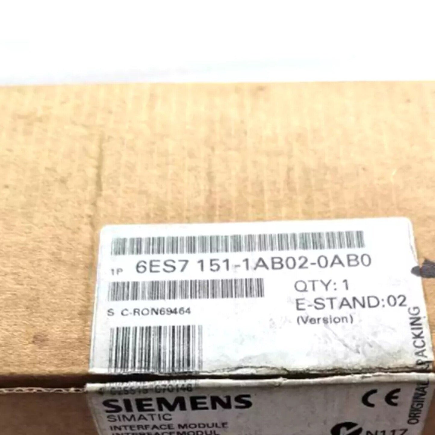 Siemens SIMATIC DP Interface Module 6ES7 151-1AB02-0AB0, new in box, automation parts.