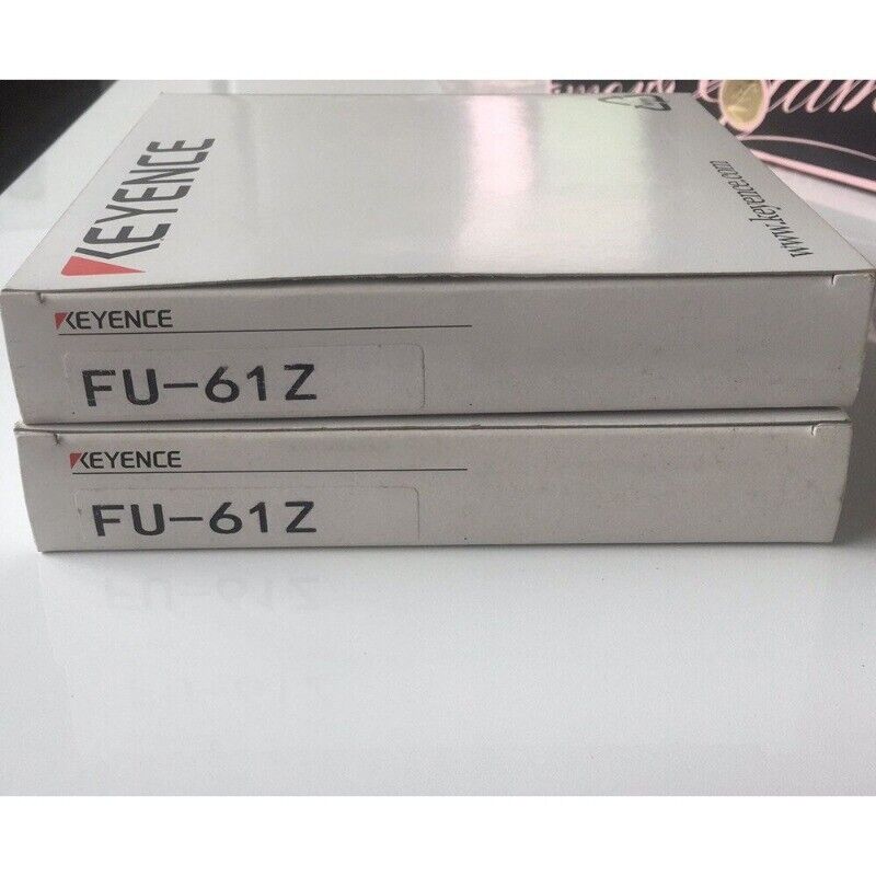 Keyence FU-61Z Fiber Optic Sensor boxes, industrial automation parts.