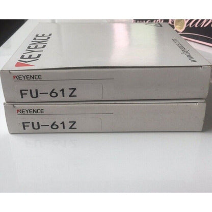 Keyence FU-61Z Fiber Optic Sensor boxes, industrial automation parts.
