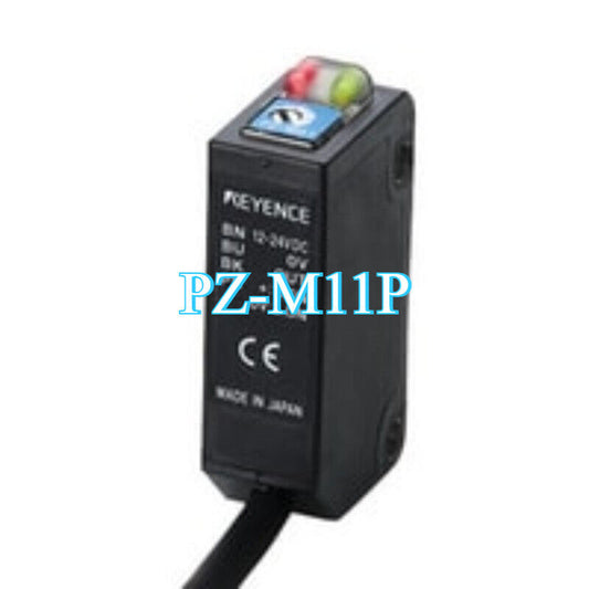 Keyence PZ-M11P Photoelectric Sensor, Black, with Indicators and CE Mark