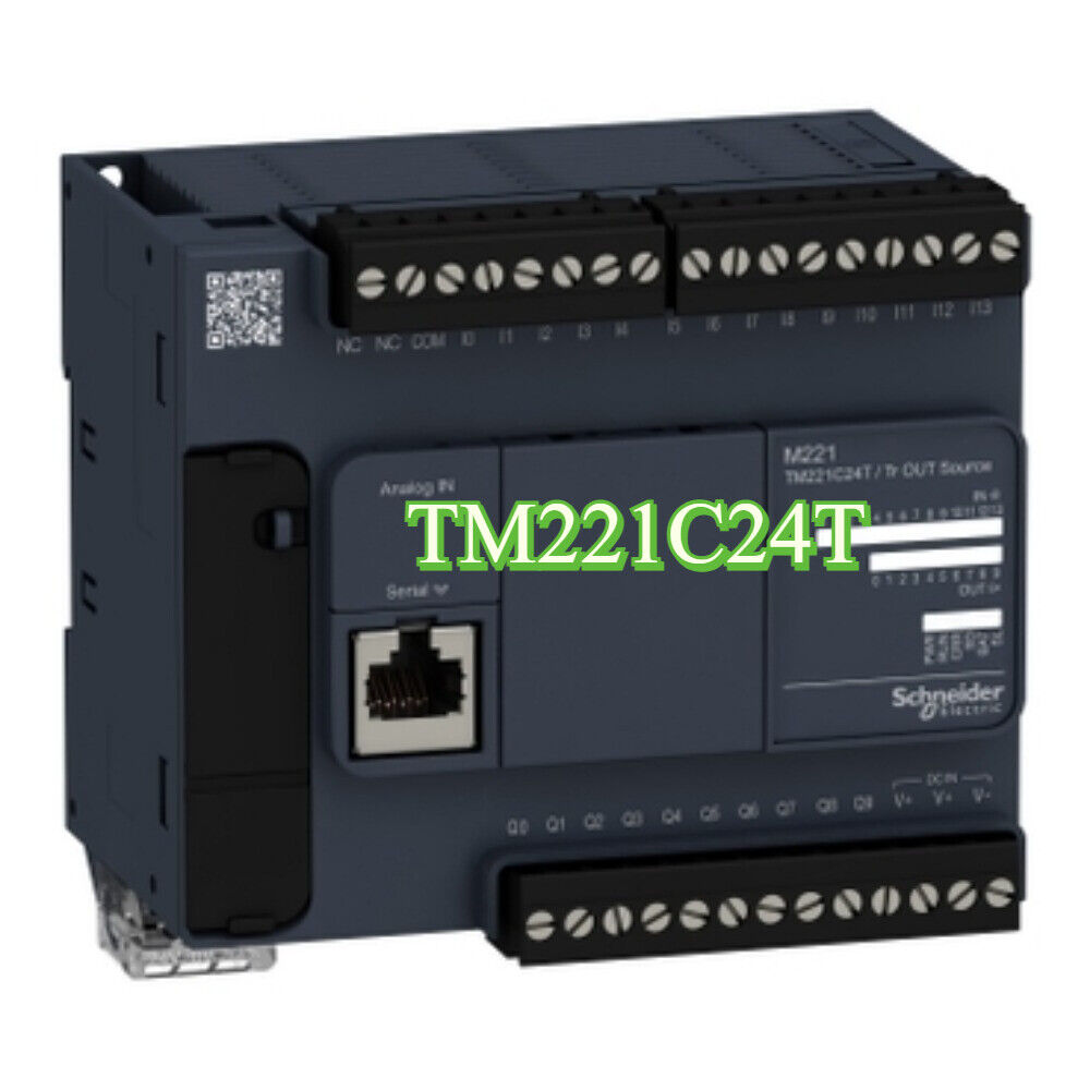 Schneider TM221C24T PLC Module, industrial automation part, new in box.