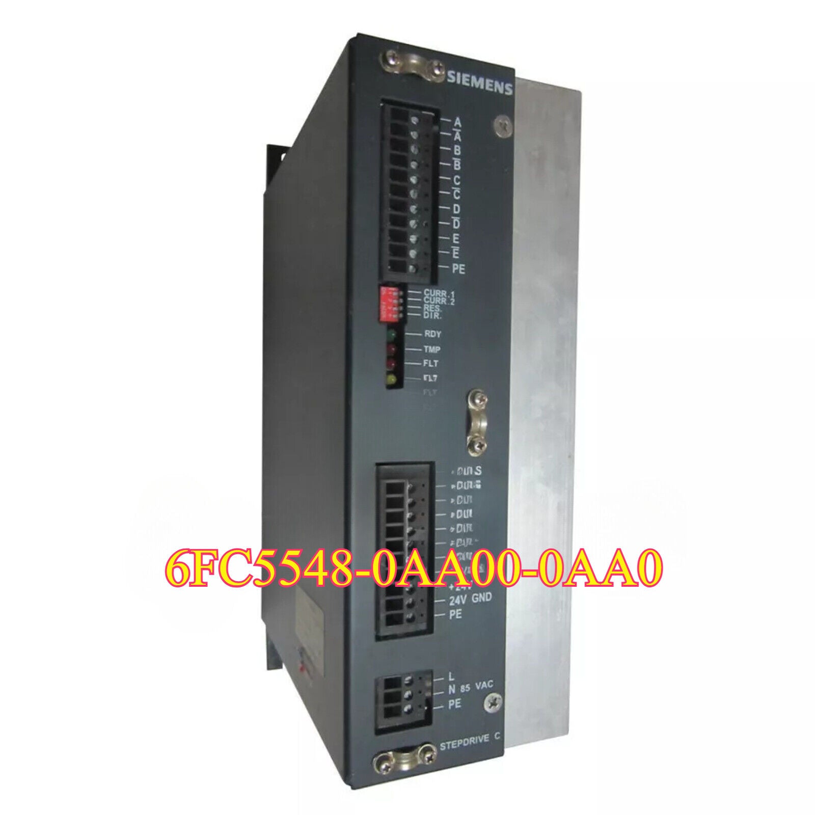 Siemens 6FC5548-0AA00-0AA0 Servo Driver, PLC Module, industrial automation parts, front view