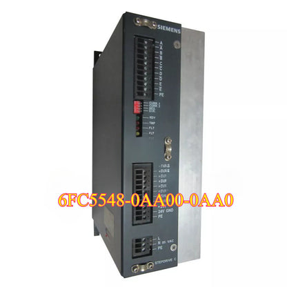 Siemens 6FC5548-0AA00-0AA0 Servo Driver, PLC Module, industrial automation parts, front view