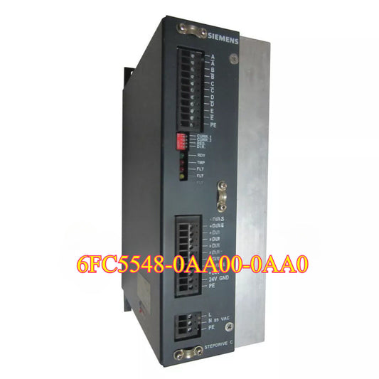 Siemens 6FC5548-0AA00-0AA0 Servo Driver, PLC Module, industrial automation parts, front view