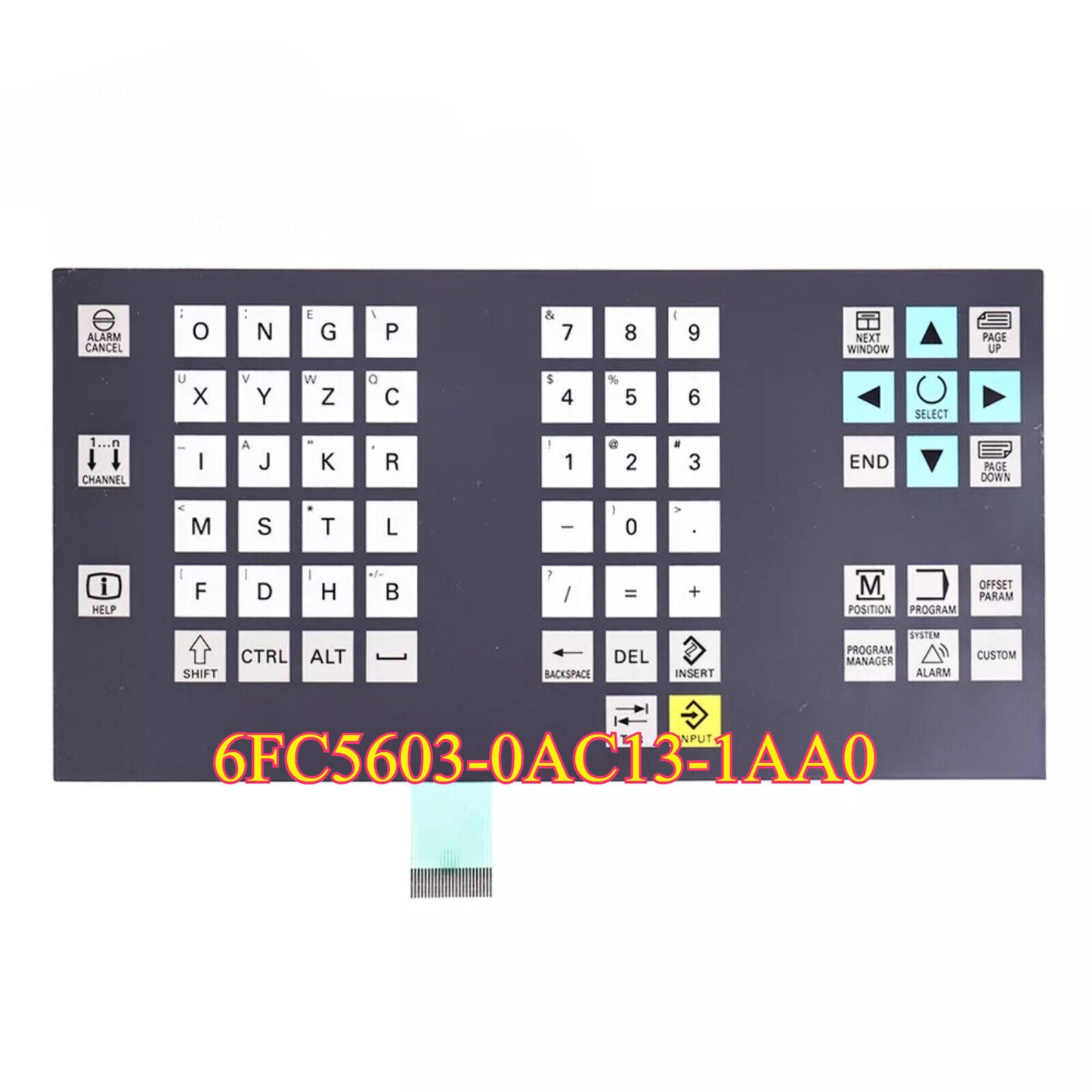 Siemens 6FC5603-0AC13-1AA0 SINUMERIK 802D FULL CNC Keypad, industrial automation component