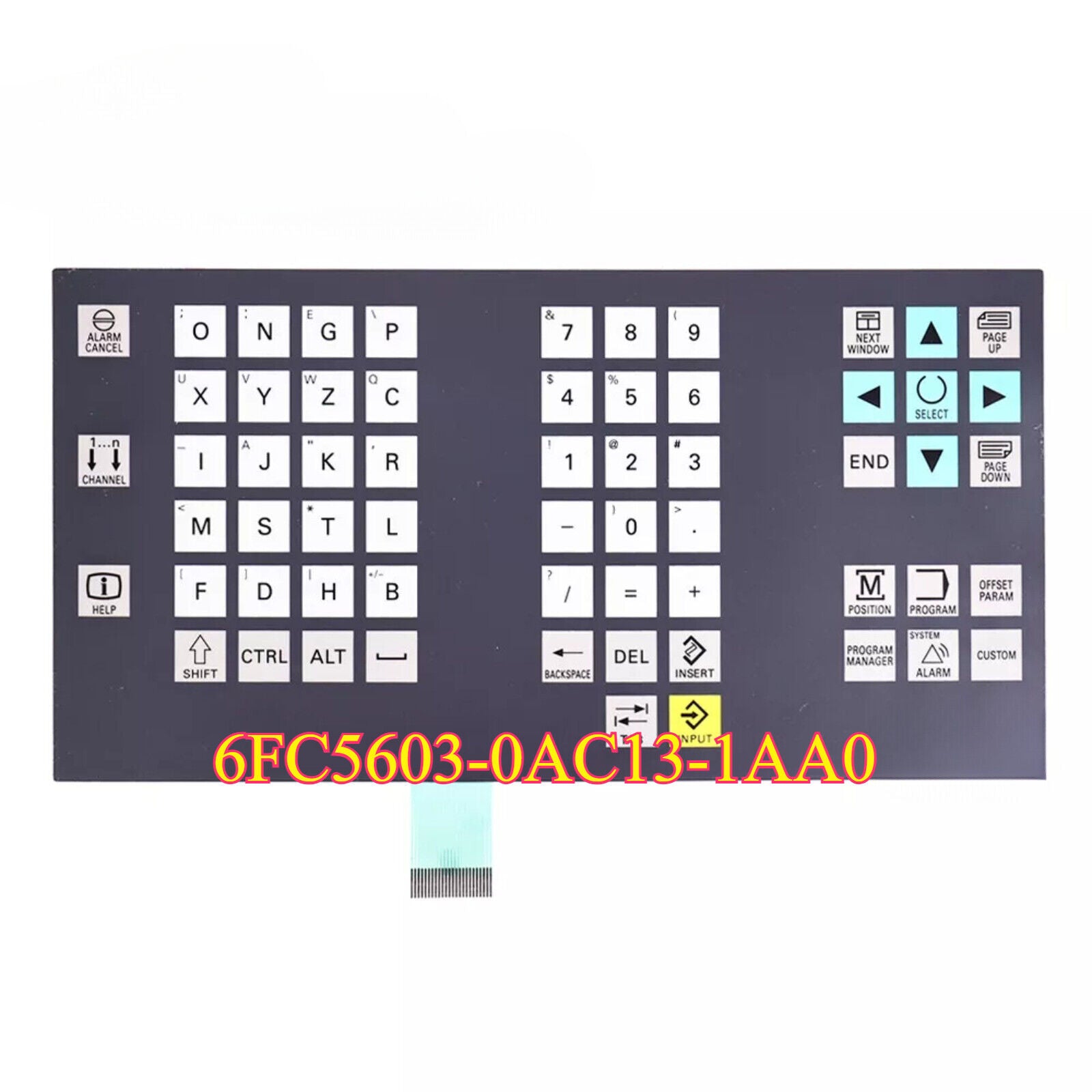 Siemens 6FC5603-0AC13-1AA0 SINUMERIK 802D FULL CNC Keypad, industrial automation component