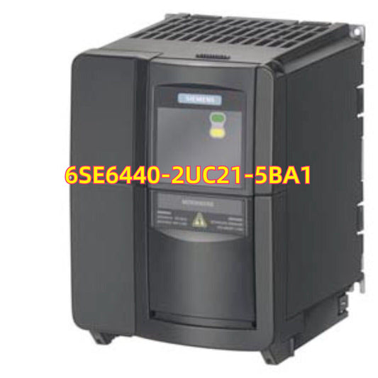 Siemens MICROMASTER 440 drive, model 6SE6440-2UC21-5BA1, industrial automation equipment.