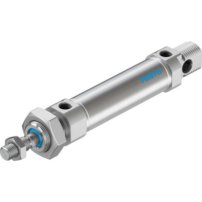 FESTO DSNU-25-50-PPV-A Cylinder, industrial automation component, pneumatic cylinder.