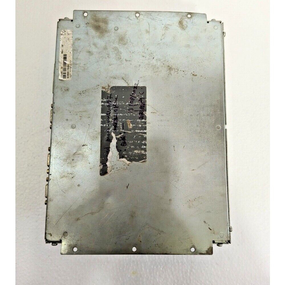 B&R 5C5001.32 INDUSTRIAL CONTROL HOST Module, metal enclosure, label and handwritten notes, automation part.