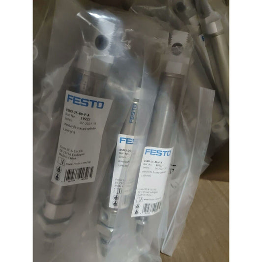 Festo DSNU-25-80-P-A pneumatic cylinder, industrial automation part, 1 piece