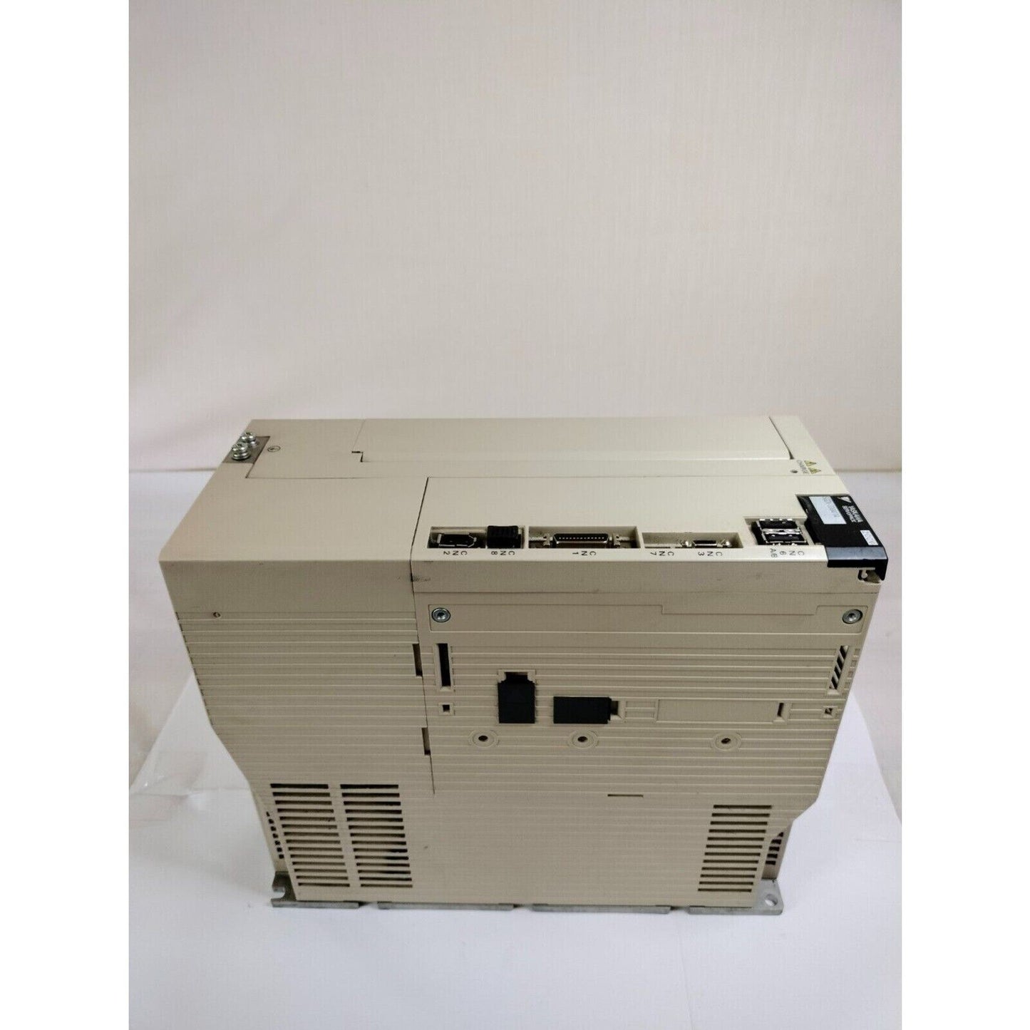 YASKAWA SGDV-330A11A Servopack Servo Drive, industrial control module in beige color, connectors visible