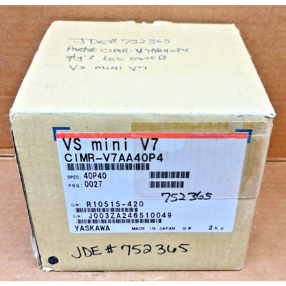 Inverter | YASKAWA | 1PCS New  CIMR-V7AA40P4 CIMRV7AA40P4