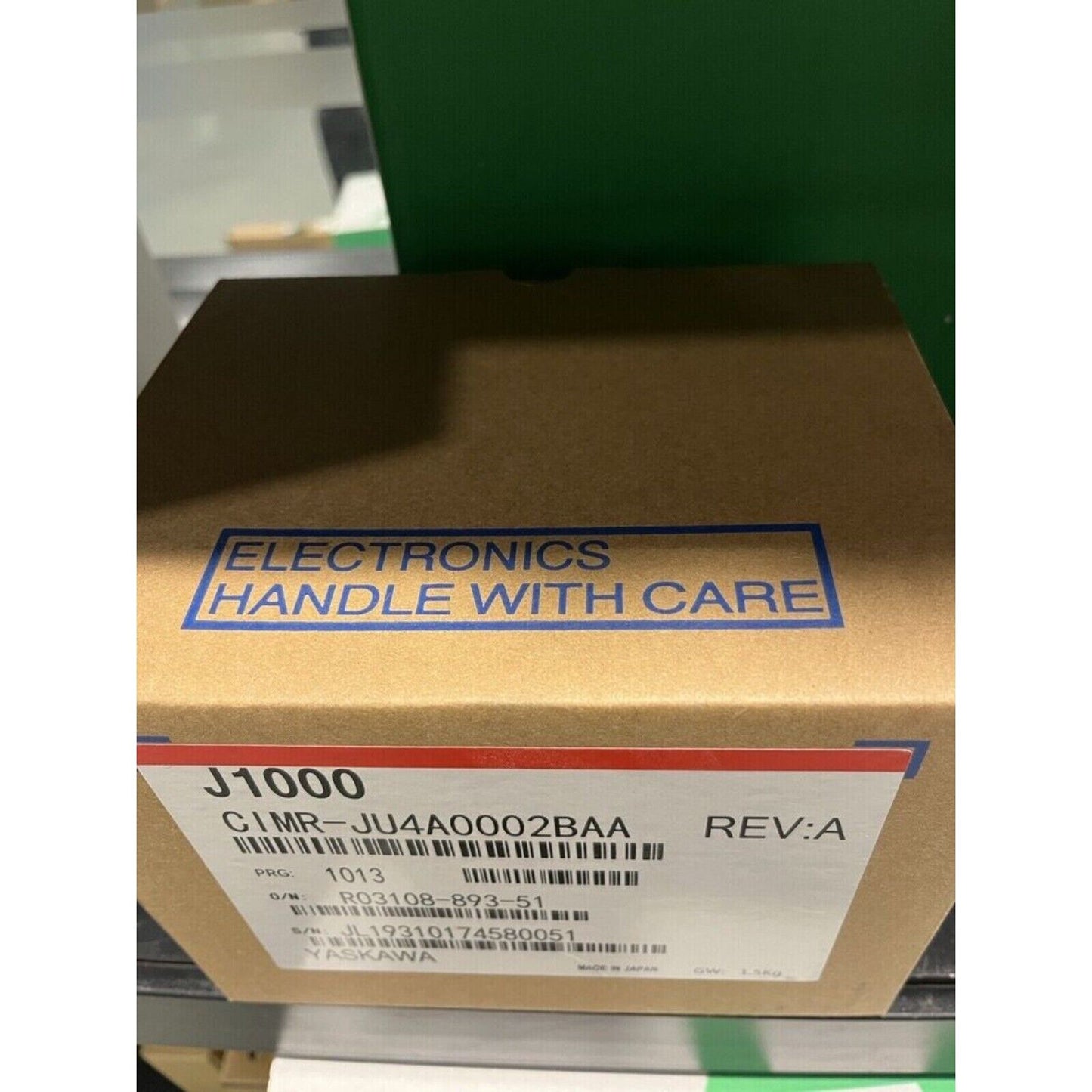 Yaskawa CIMR-JU4A0002BAA Inverter box, J1000 series, new industrial automation part