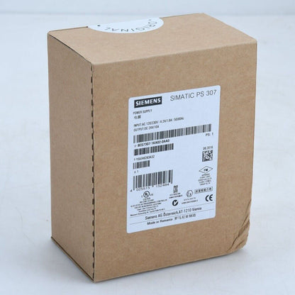 Siemens SIMATIC PS 307 Power Supply Module in box, 24V DC output, 6ES7307-1KA02-0AA0 for S7-300 automation systems