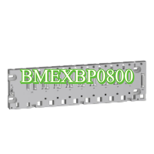 Schneider BMEXBP0800 Eth Backplane Module, product view, new in box, PLC module.