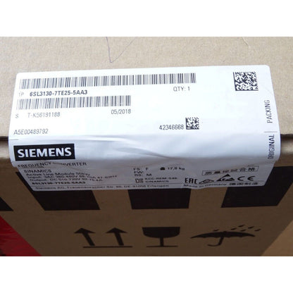 Siemens SINAMICS S120 Active Line Module in Packaging - Model 6SL3130-7TE25-5AA3, Made in Germany