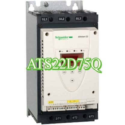 Schneider Altistart 22 ATS22D75Q soft start module, industrial automation part.