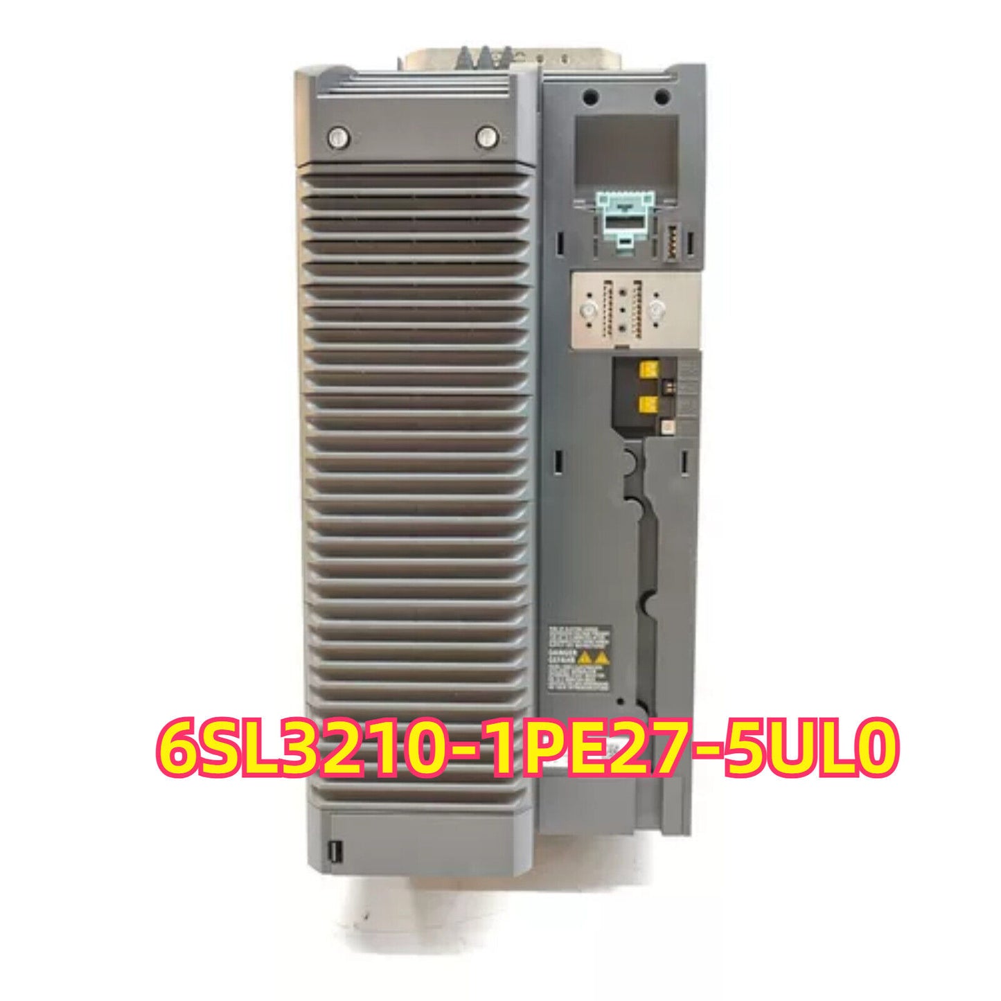 SINAMICS G120P frequency inverter, gray casing with product code 6SL3210-1PE27-5UL0