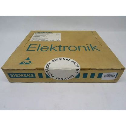 Siemens 6FC5111-0BA01-0AA0 PLC in original packaging box, electronics component.