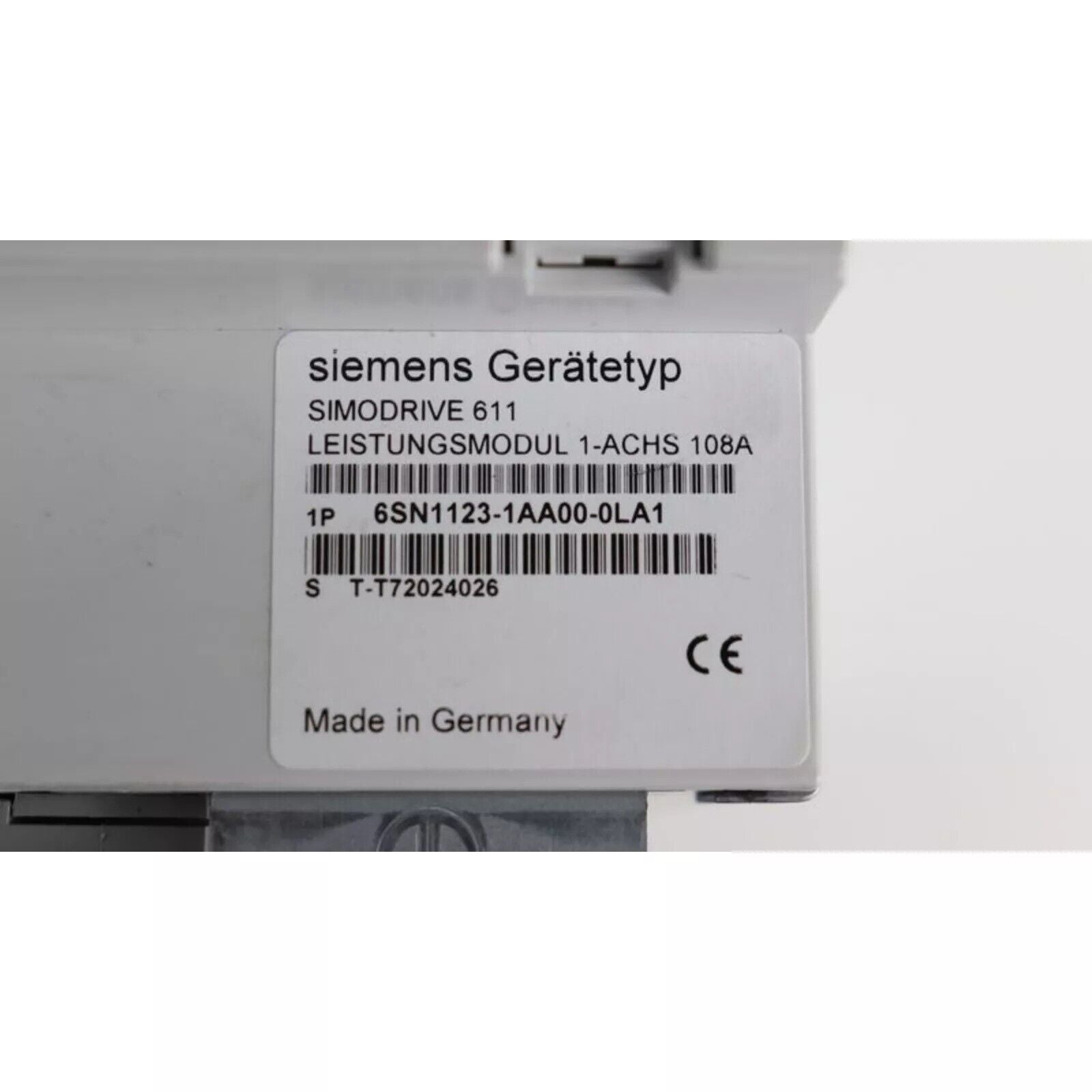 Siemens SIMODRIVE 611 Power Module 6SN1123-1AA00-0LA1, industrial automation part, Made in Germany