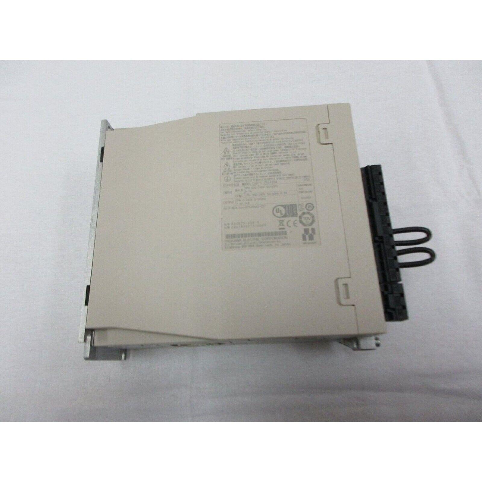 Yaskawa SGD7S-7R6A20A Servopack servo drive, unused spare part for industrial automation. Beige housing.