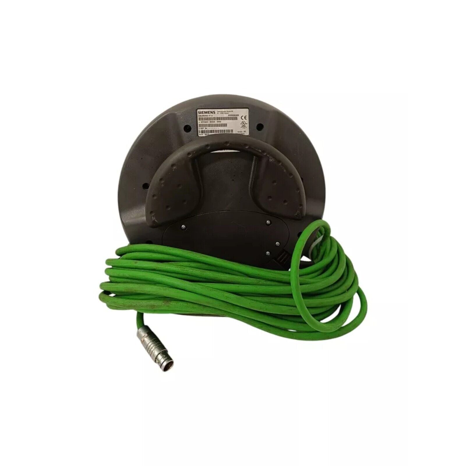 Siemens Sinumerik handheld terminal with green cable, industrial automation part