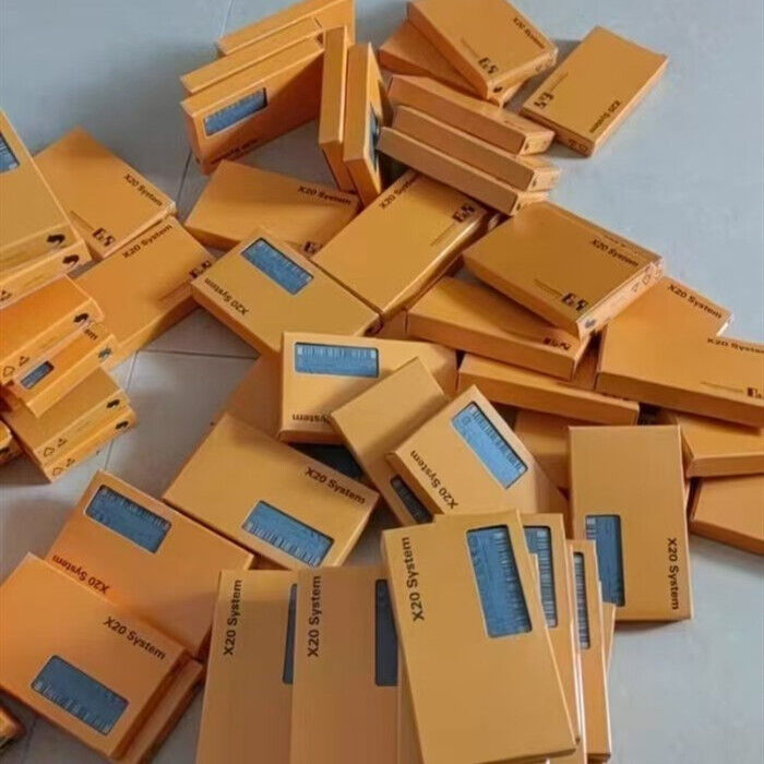 X20 System PLC Modules in orange boxes, new industrial automation parts