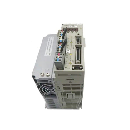 YASKAWA SGDH-15DE Servo Drive, industrial automation component, connectors and fan.