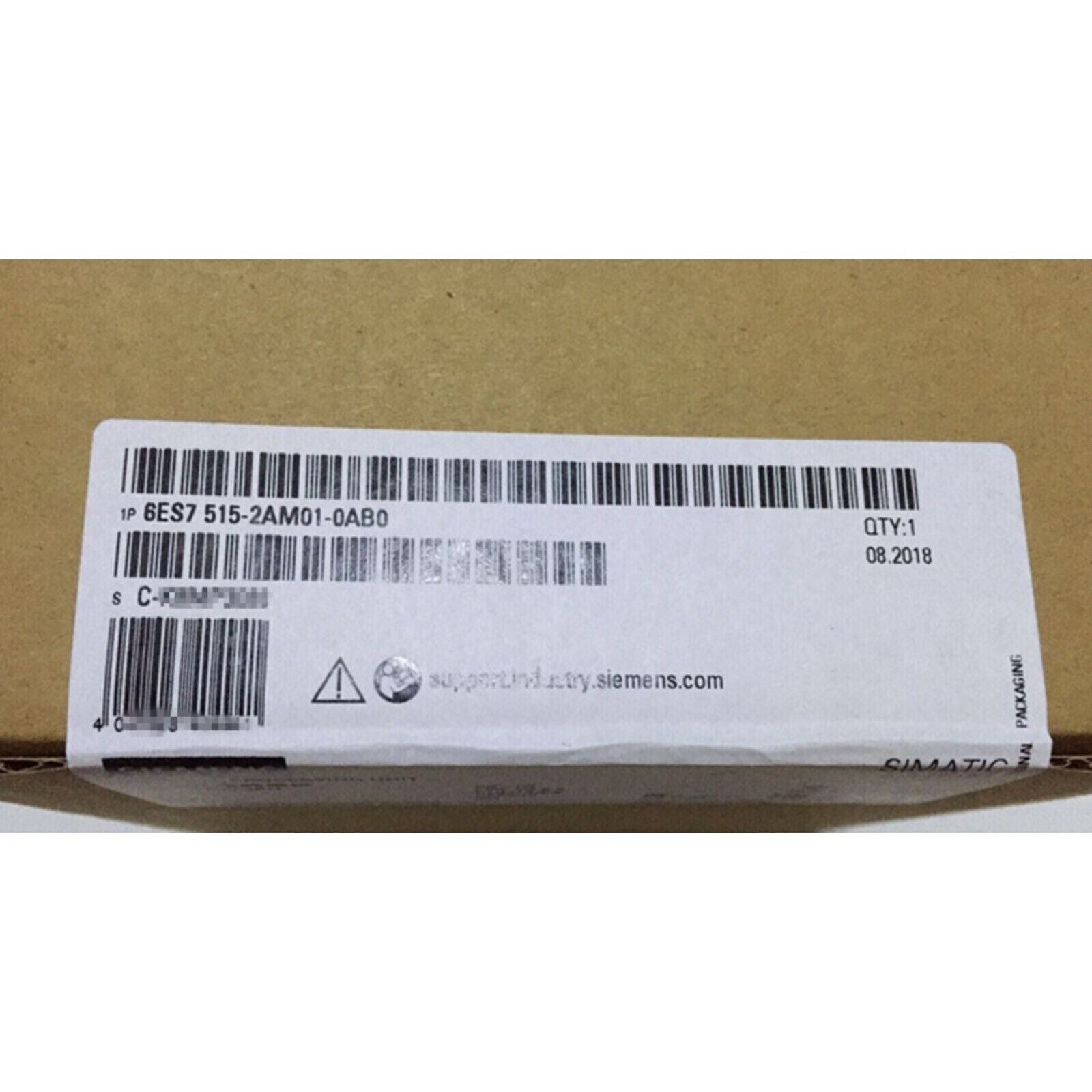SIMATIC S7-1500 CPU 1515-2 PN product packaging label, part number 6ES7 515-2AM01-0AB0.