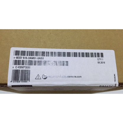 SIMATIC S7-1500 CPU 1515-2 PN product packaging label, part number 6ES7 515-2AM01-0AB0.
