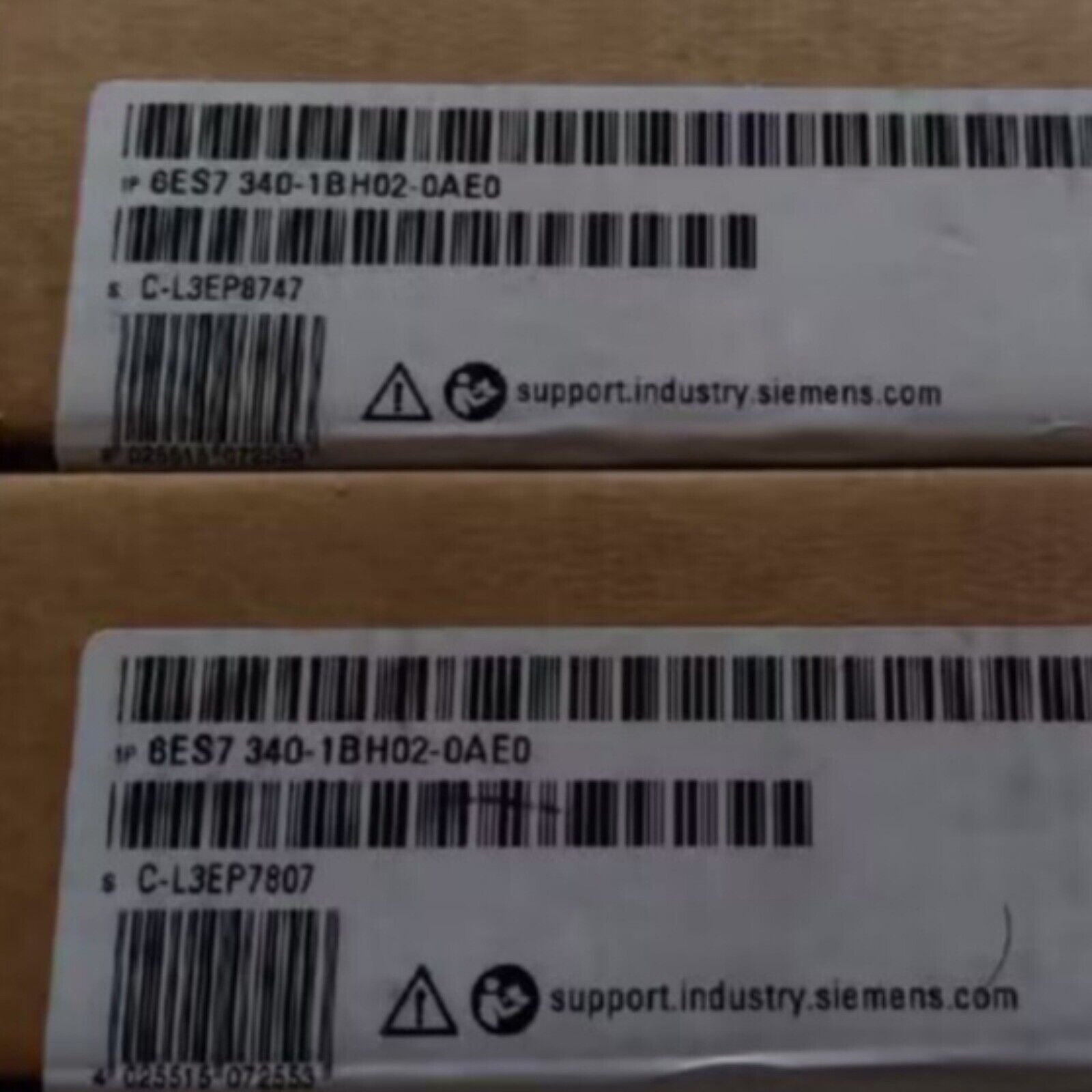 Siemens SIMATIC S7-300 CP 340 PLC Module - Product Label Detail