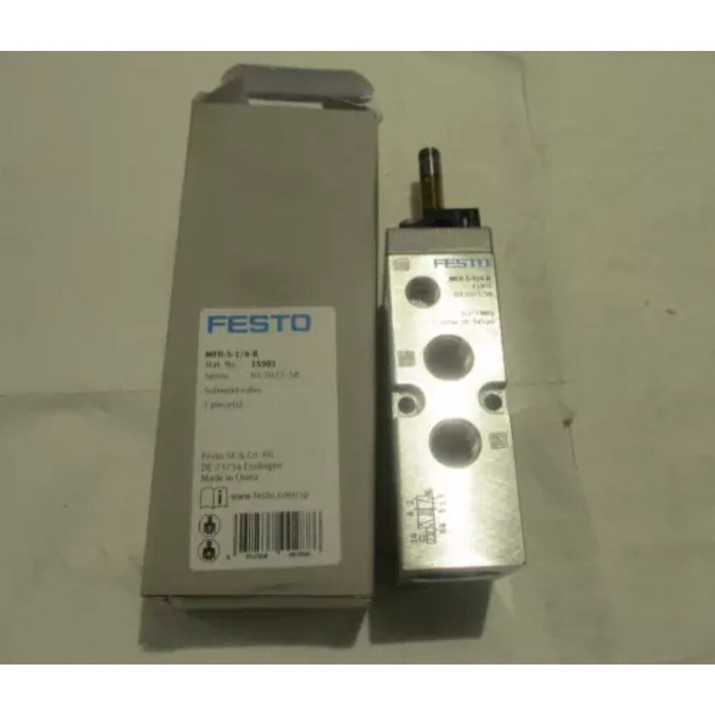 Festo MFH-5-1/4-B air solenoid valve, new industrial automation part, free shipping