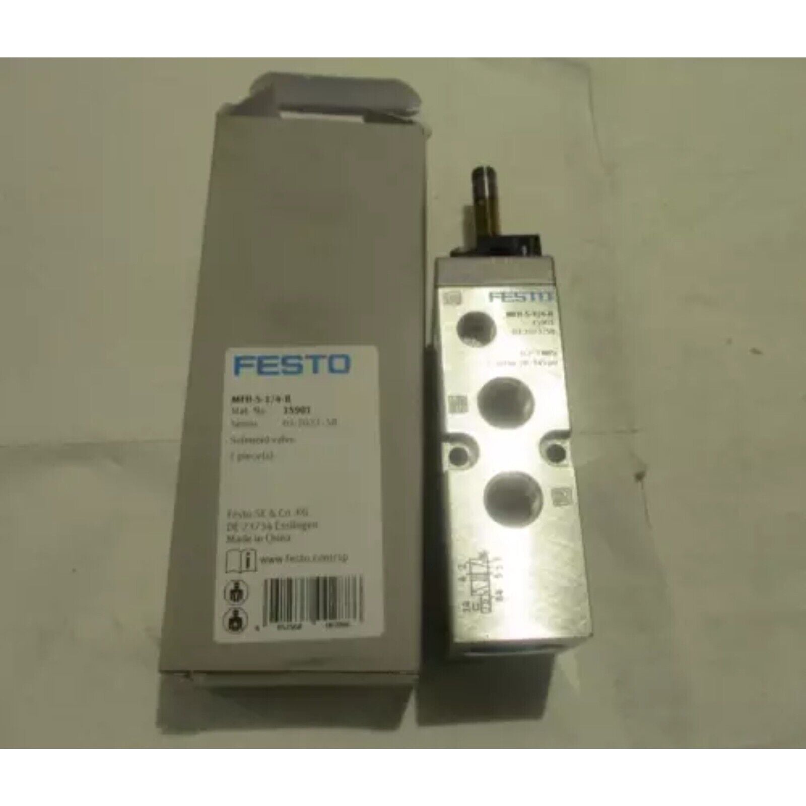 Festo MFH-5-1/4-B air solenoid valve, new industrial automation part, free shipping