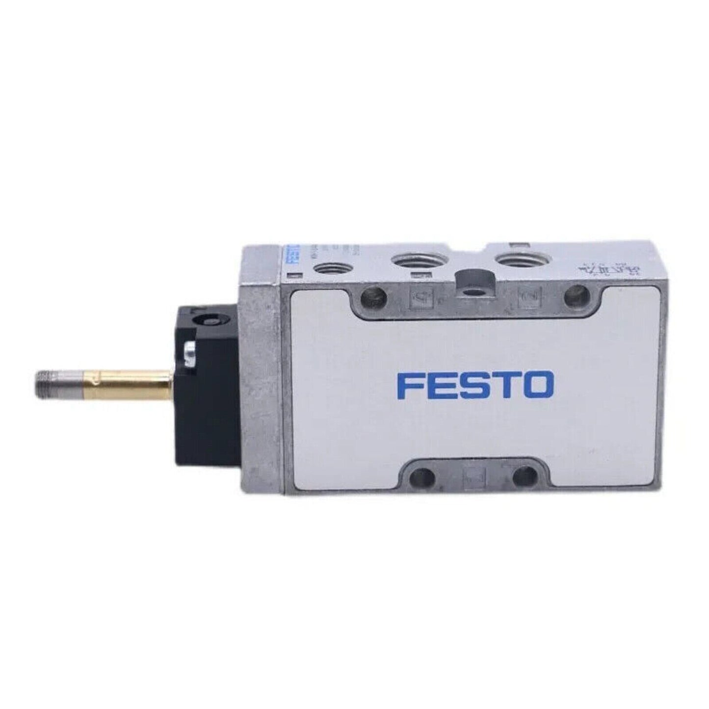 FESTO MFH-5-1/4-B air solenoid valve. Silver and blue pneumatic component for industrial automation, free shipping.