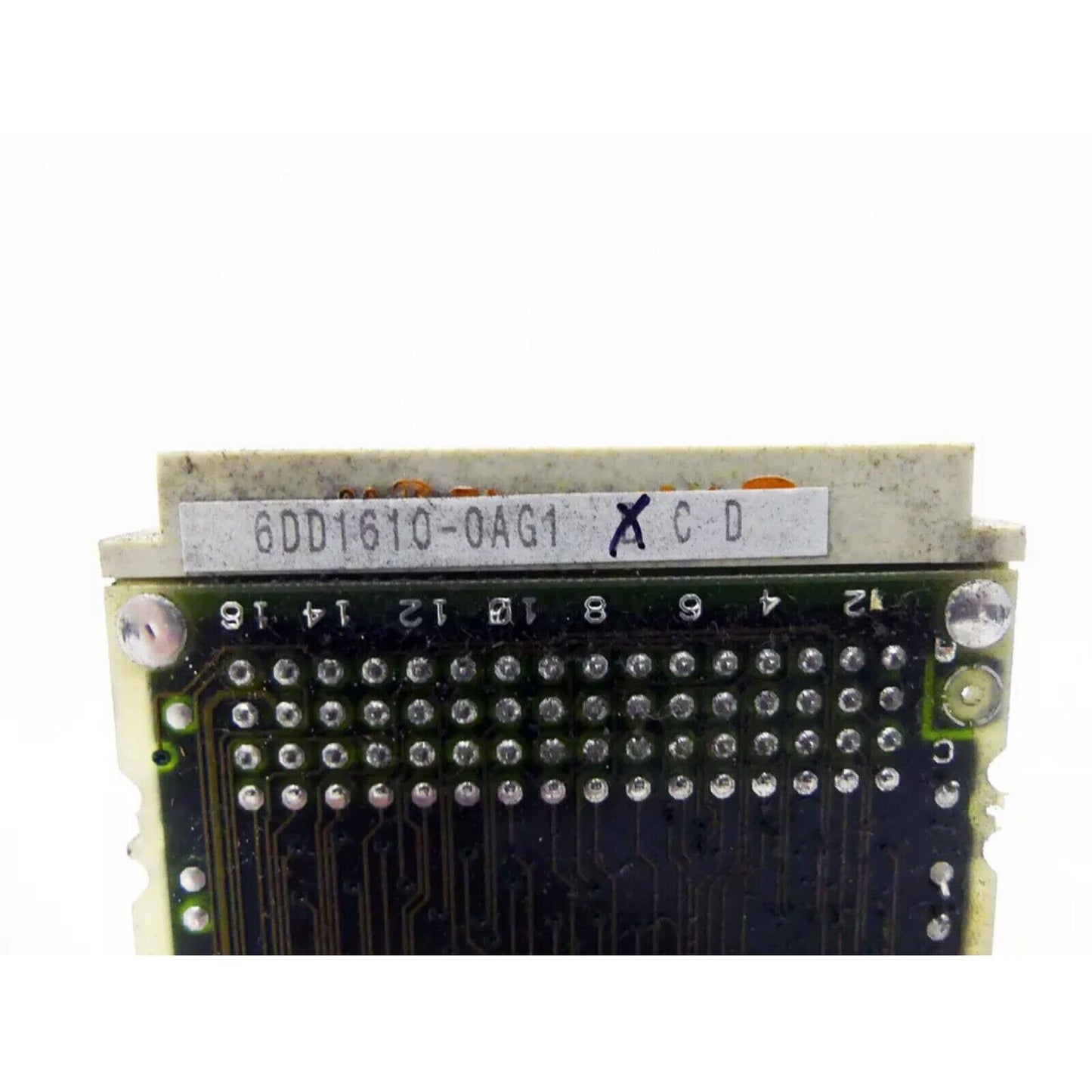 Siemens 6DD1610-0AG1 SIMADYN D Memory Submodule. Industrial electronic component with chips and connectors, PLC part.