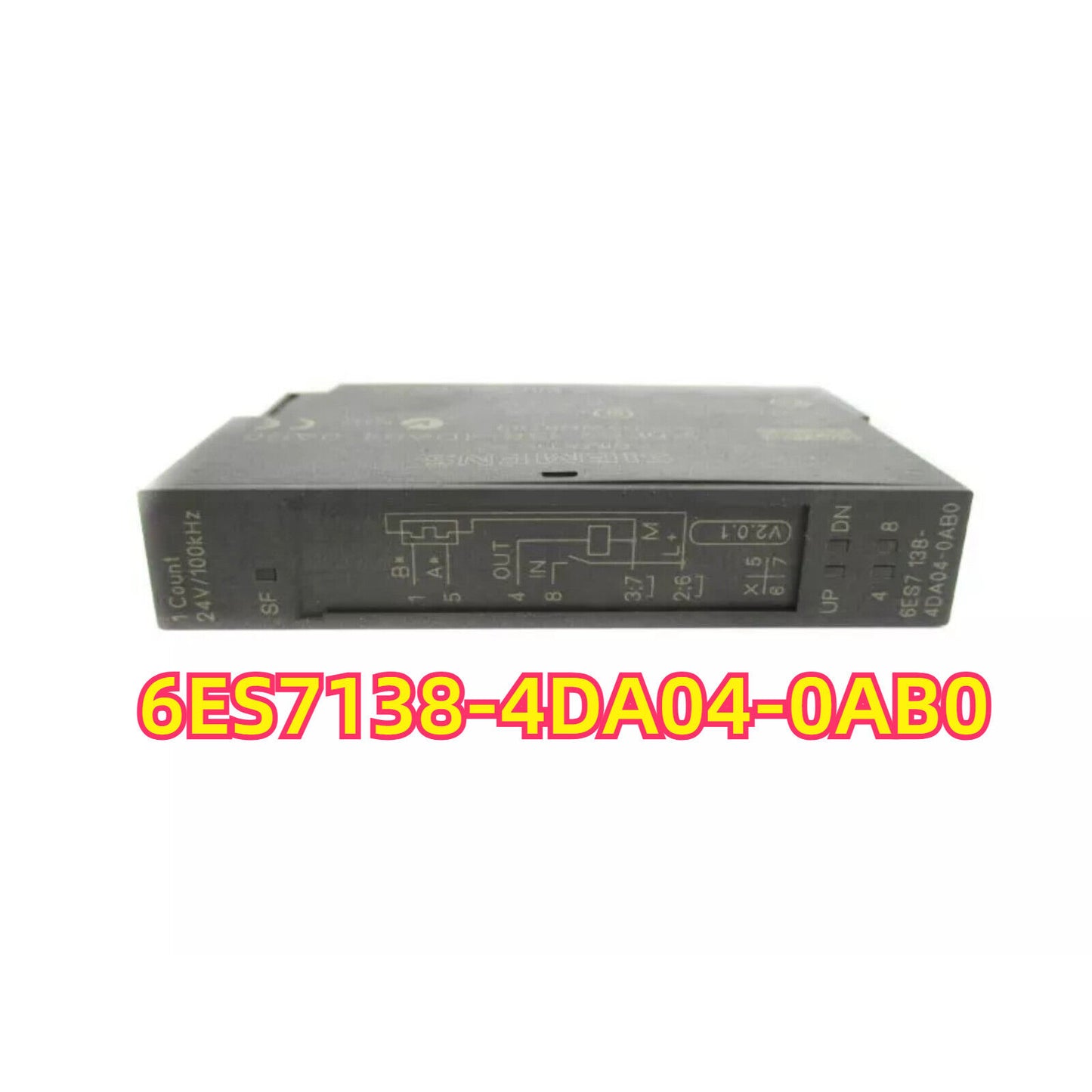 Siemens SIMATIC ET 200S Analog Output Module 6ES7138-4DA04-0AB0, Compact design for industrial automation.