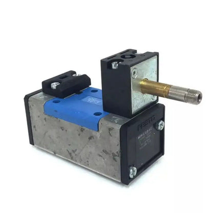 Festo MFH-5/2-D-1-FR-C air solenoid valve, metal and plastic components.
