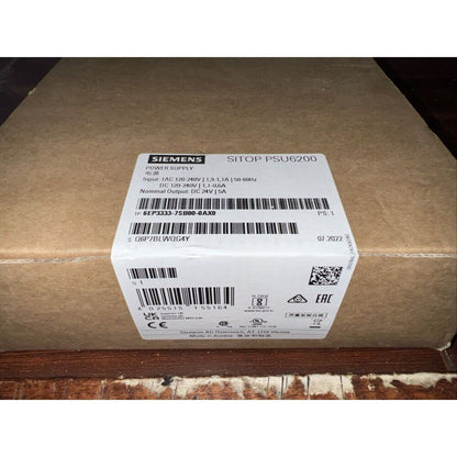 Siemens SITOP PSU6200 power supply box, model 6EP3333-7SB00-0AX0, industrial automation part