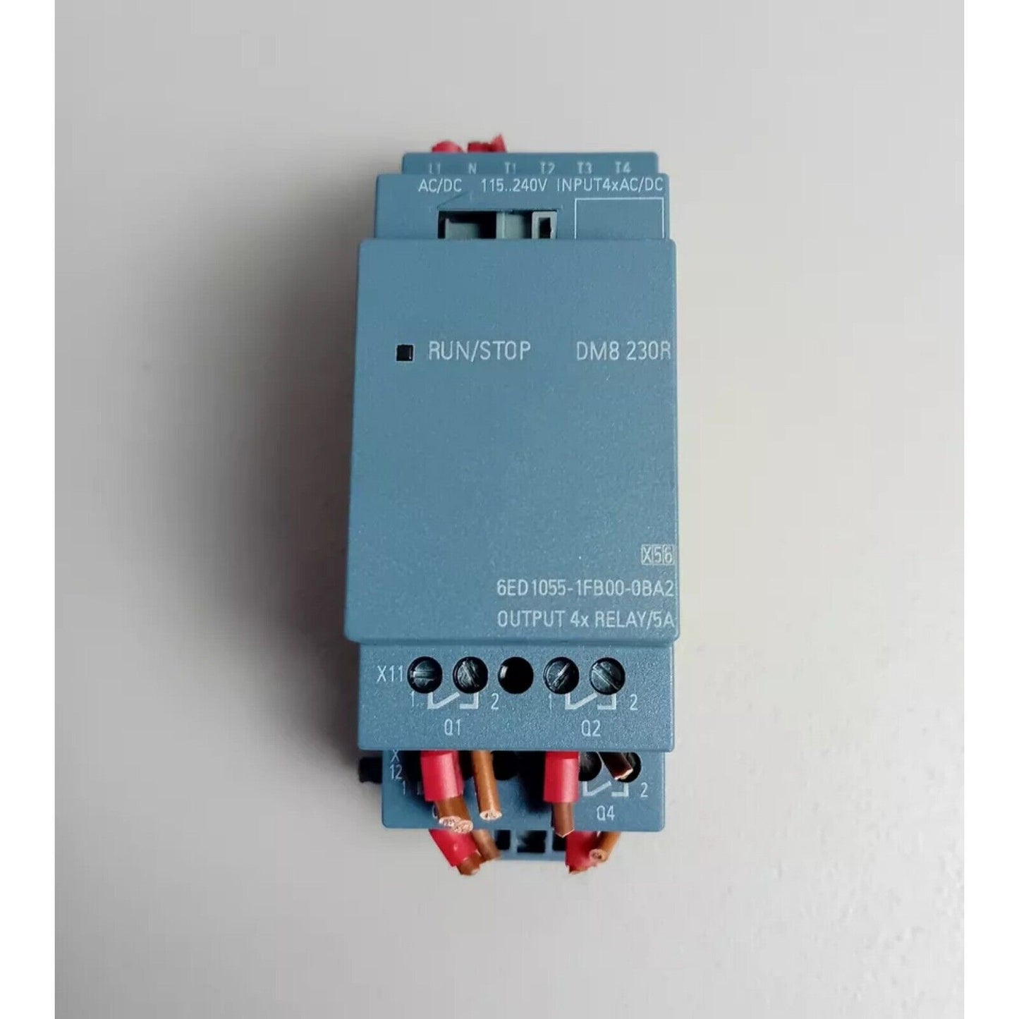 Siemens 6ED1055-1FB00-0BA2 DM8 230R expansion module, industrial automation component, PROFINET support, panel mount.
