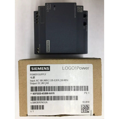 Siemens LOGO! Power supply 6EP3333-6SB00-0AY0, 24V/4A, industrial automation part