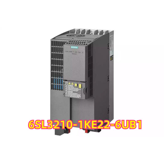 Siemens SINAMICS G120C drive, model 6SL3210-1KE22-6UB1, industrial automation part.