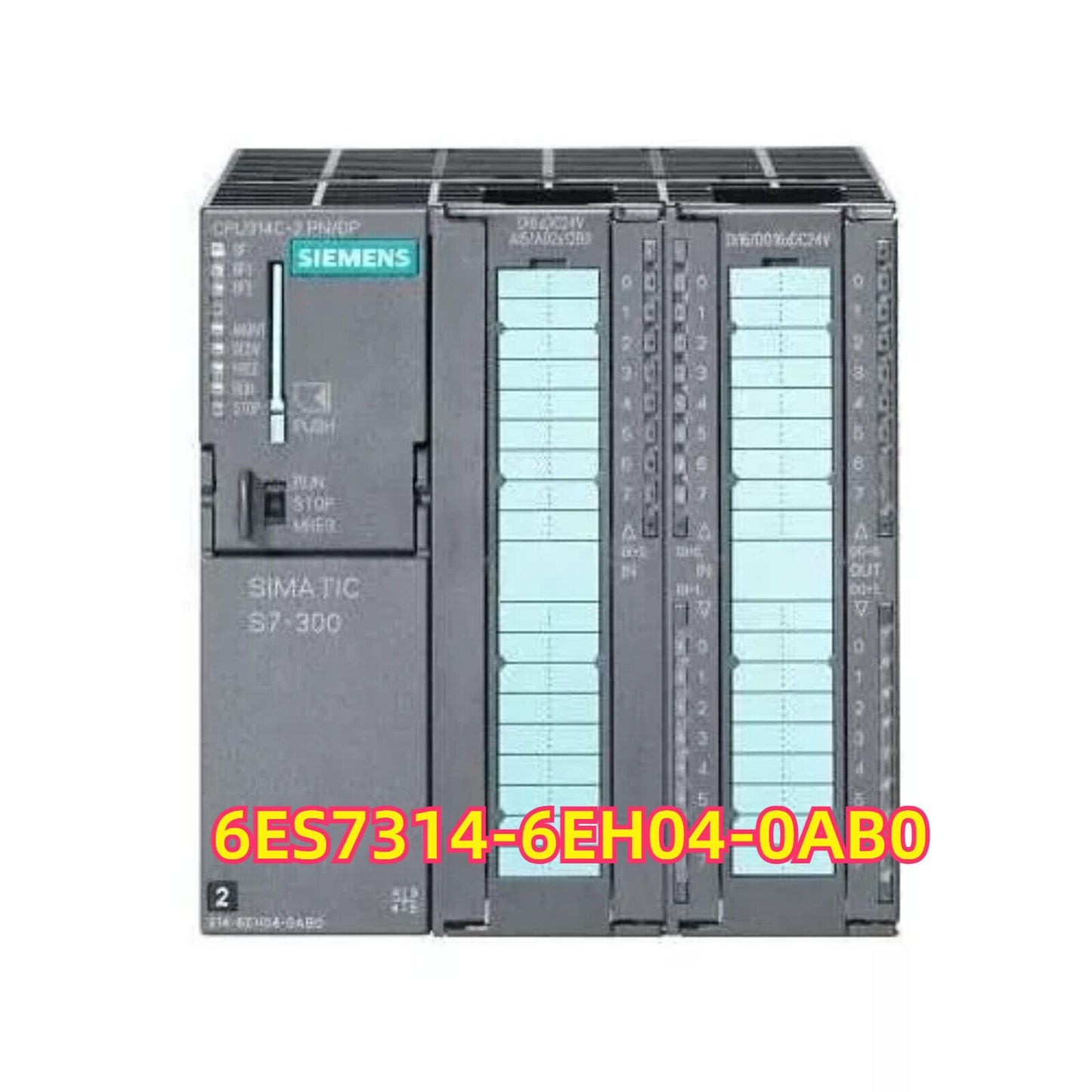 Siemens SIMATIC S7-300 CPU 314C-2 PN/DP industrial automation module, model 6ES7314-6EH04-0AB0