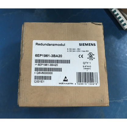 Siemens 6EP1961-3BA20 Redundanzmodul power supply module in a box, industrial automation part