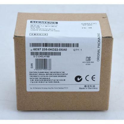 Siemens 6ES7 235-0KD22-0XA0 PLC Module in Box, Made in Germany